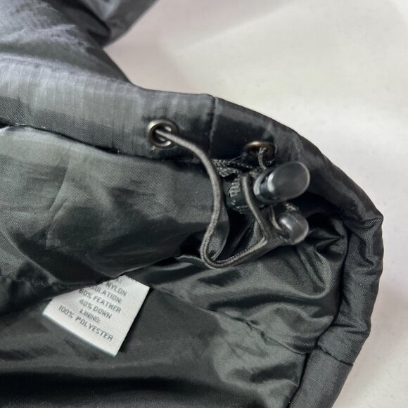 Steve & Barry Double Down Puffer Jacket Black Womens Medium Feather Down - Picture 5 of 7